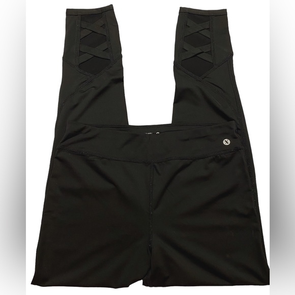 LKNEW Xersion Active Leggings Quick-dri Girl’s XL Black Stripe - Picture 4 of 6